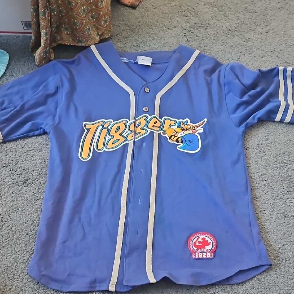 Disney Blue Tigger Baseball Jersey